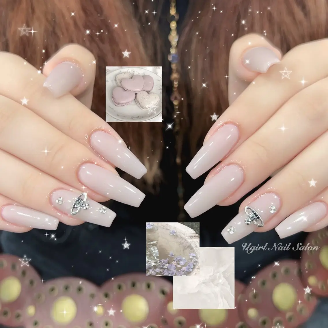 ネイル ハンドネイル 🪄mimi🎀 Midori🪽のネイルデザイン