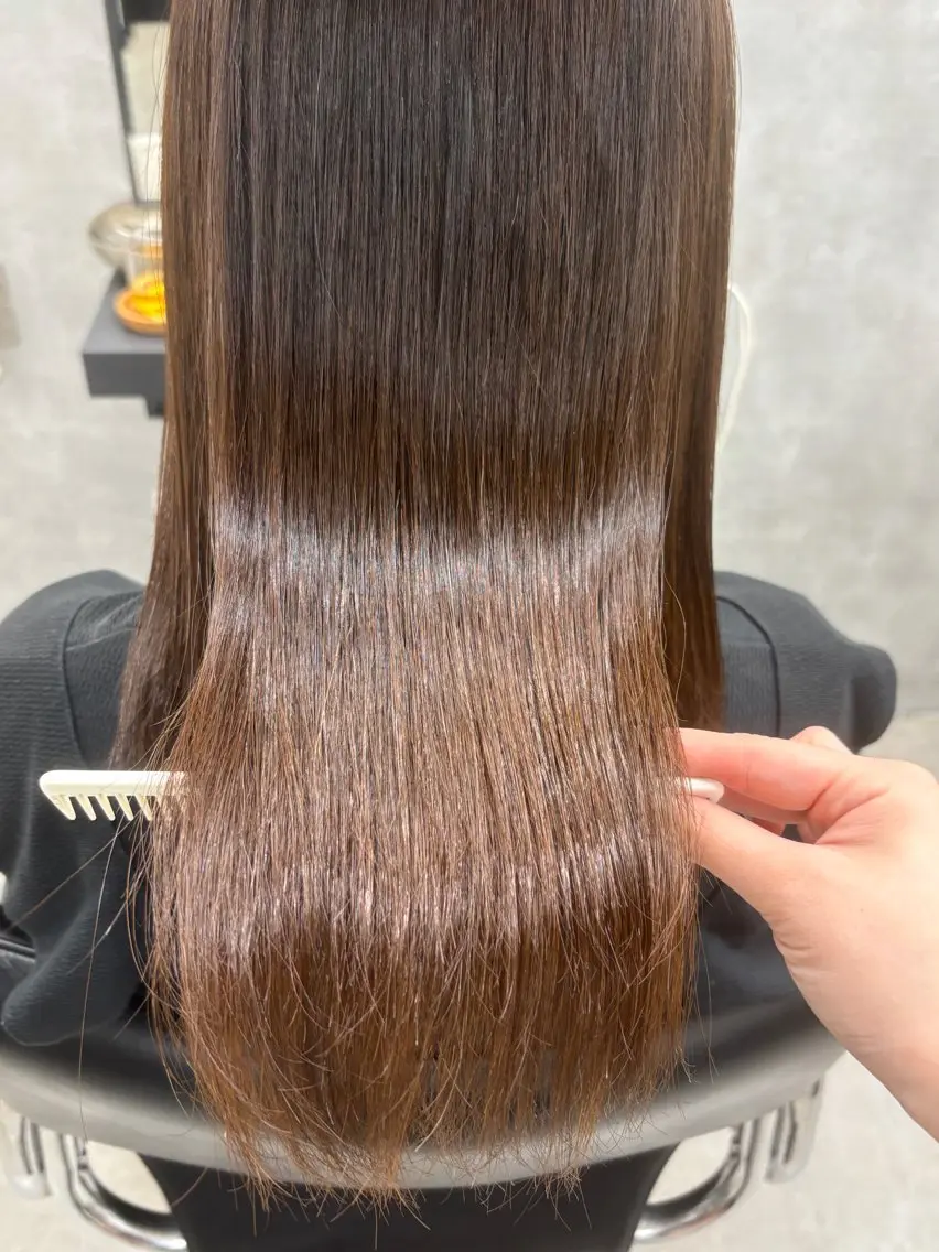 ミディアム ヘアカラー 宮尾 星夢のヘアスタイル