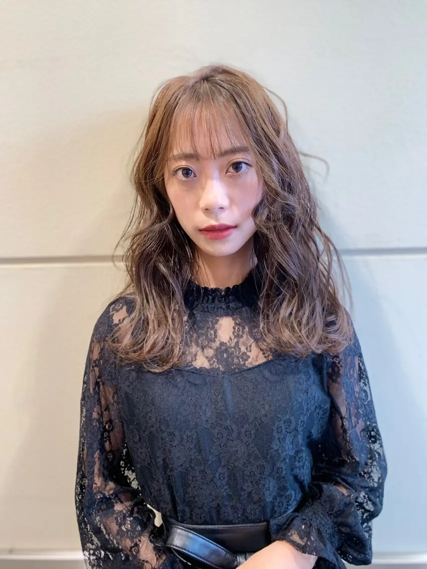 ロング 髪質改善/小顔カット 中山賢人のヘアスタイル