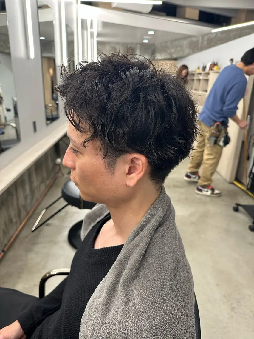 パーマ メンズ yui 🧸のヘアスタイル