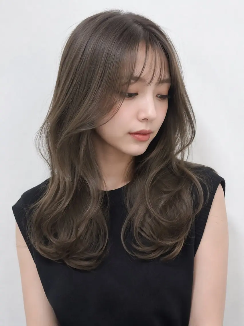 セミロング カット ヘアカラー トリートメント 【髪質改善特化 /店長】香月龍太郎のヘアスタイル