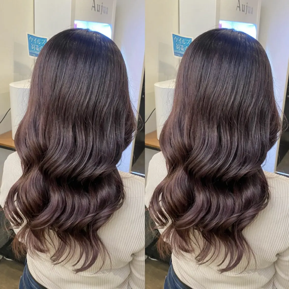 セミロング カラー 【カラー指名No 1✨】HIBIKIのヘアスタイル