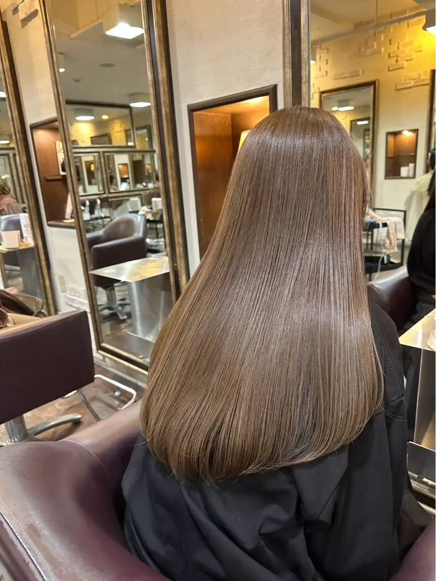 【モデルさま】ツヤ髪縮毛矯正メニューの写真