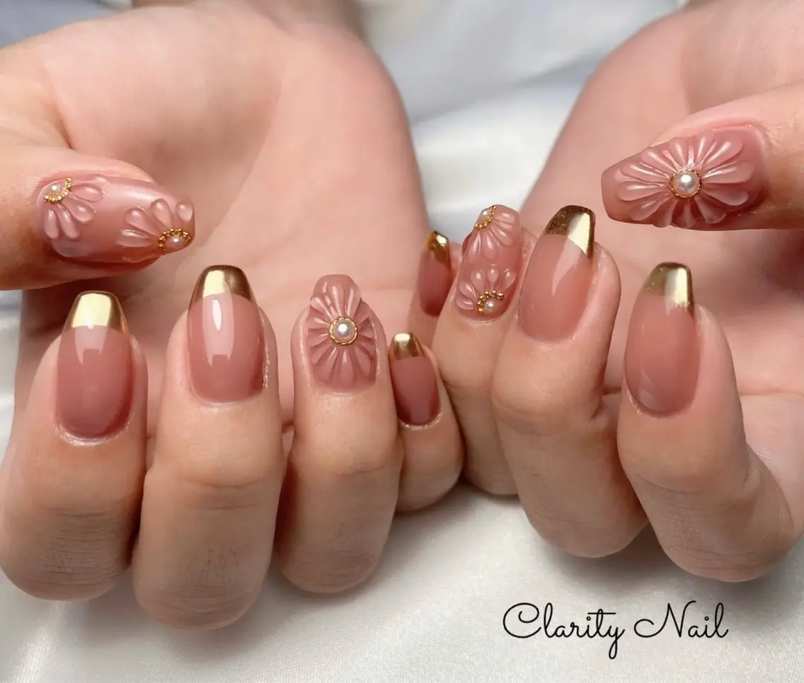 ネイル アートネイル 持ち込み ハンドネイル Clarity Nailのネイルデザイン