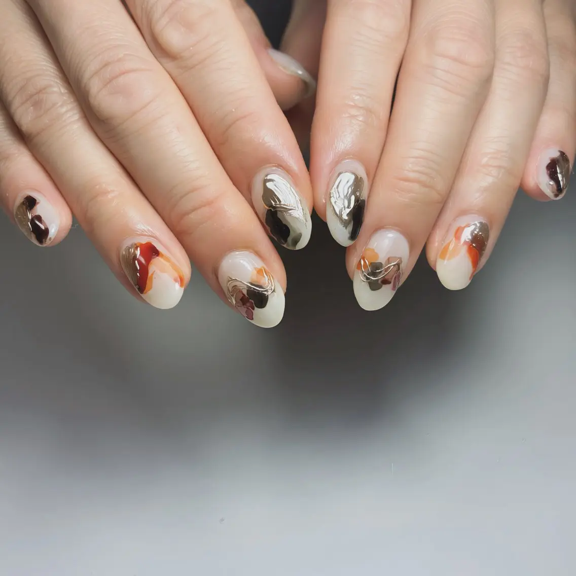ネイル フットネイル マグネットネイル ニュアンスネイル シンプルネイル ブライダルネイル ハンドネイル nail salon anoneのネイルデザイン