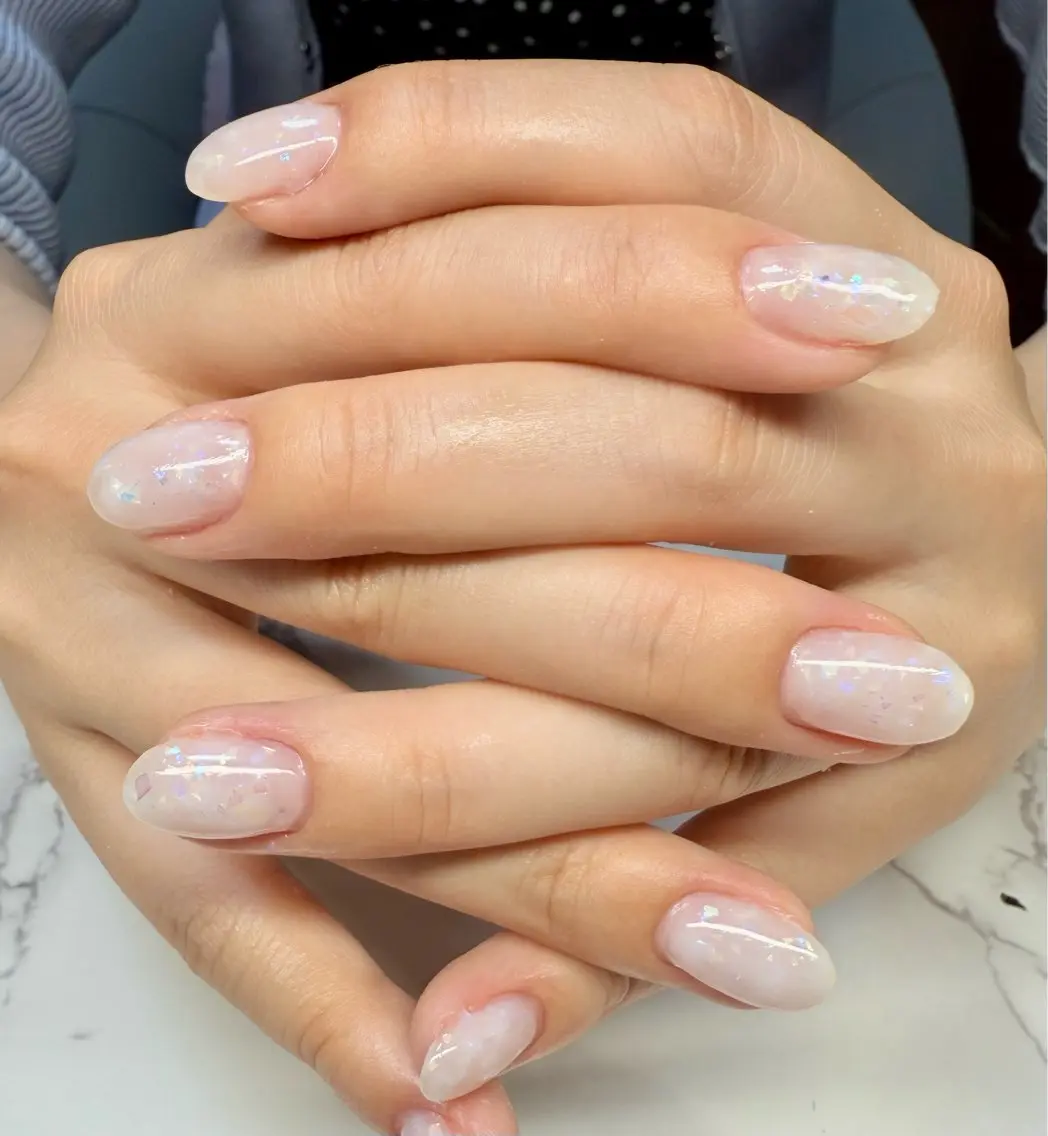ネイル アートネイル チークネイル フレンチネイル 氷ネイル・うるうるネイル キラキラネイル Mai’s nailのネイルデザイン