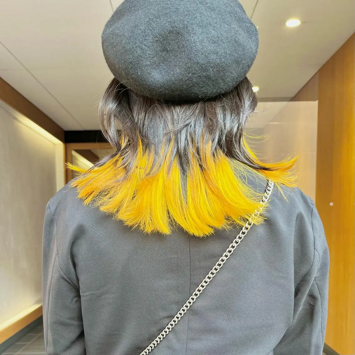 セミロング カラー 堺 鳳 ママ美容師 yukariのヘアスタイル