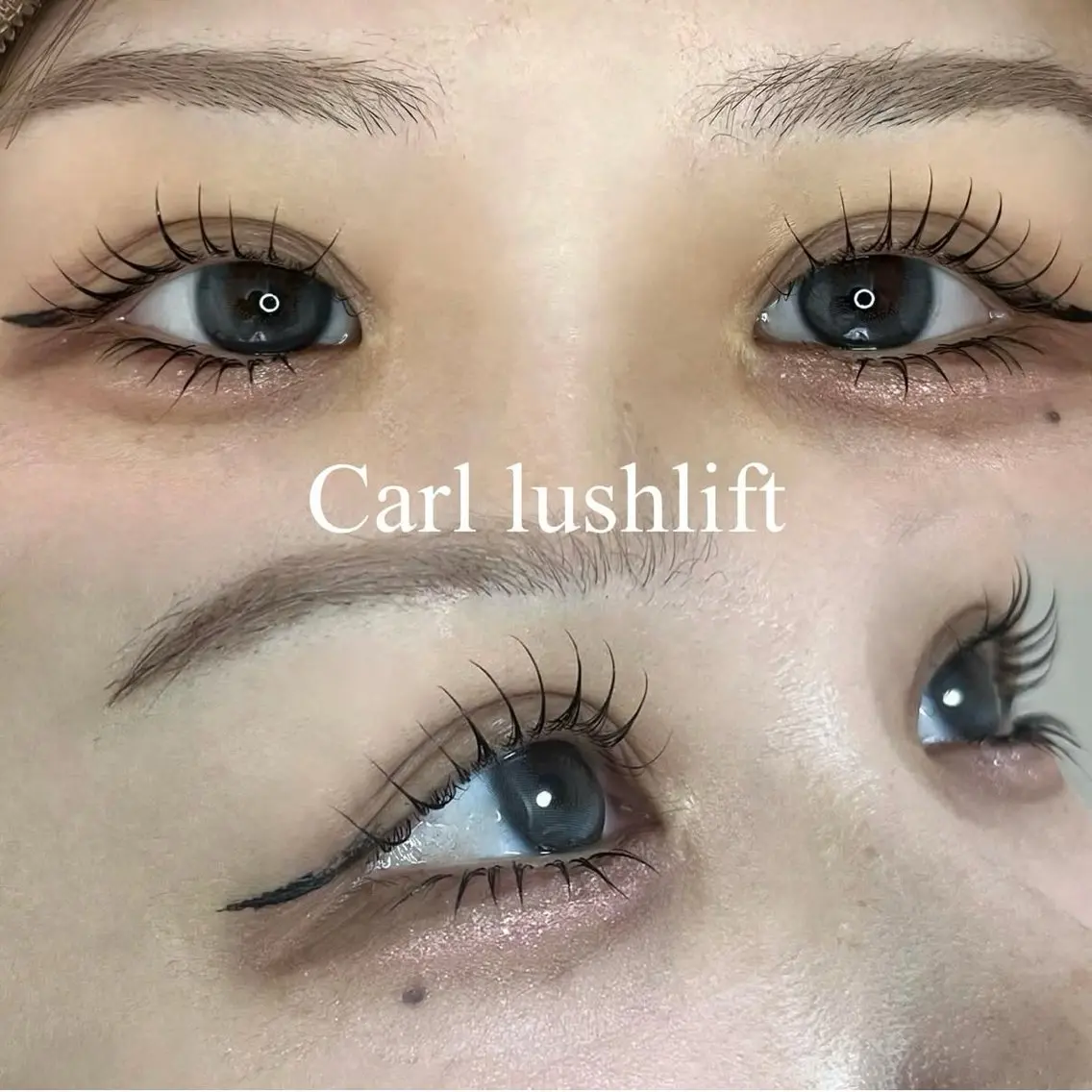 人気No.1★🎀《Setがお得》次世代まつげパーマ＆美眉アイブロウスタイリング(wax+眉カット+間引き+メイク)🎀の写真