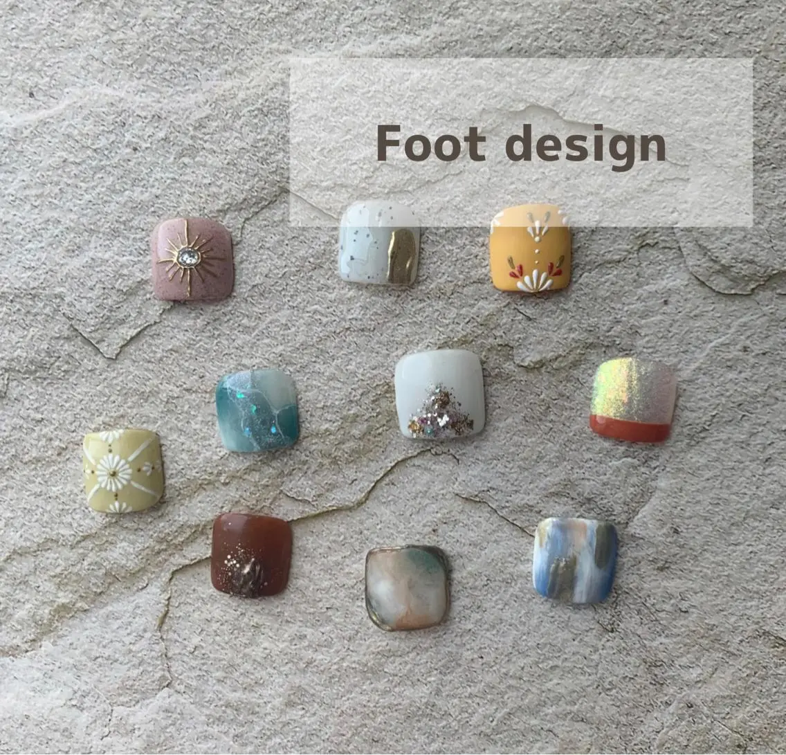 ネイル フットネイル nail room Ly'leaのネイルデザイン
