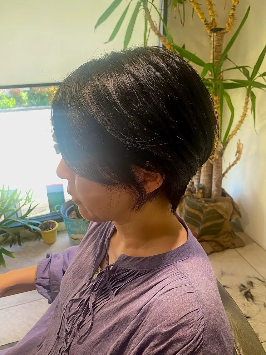 ショートヘアーカット(2cm以上)の写真