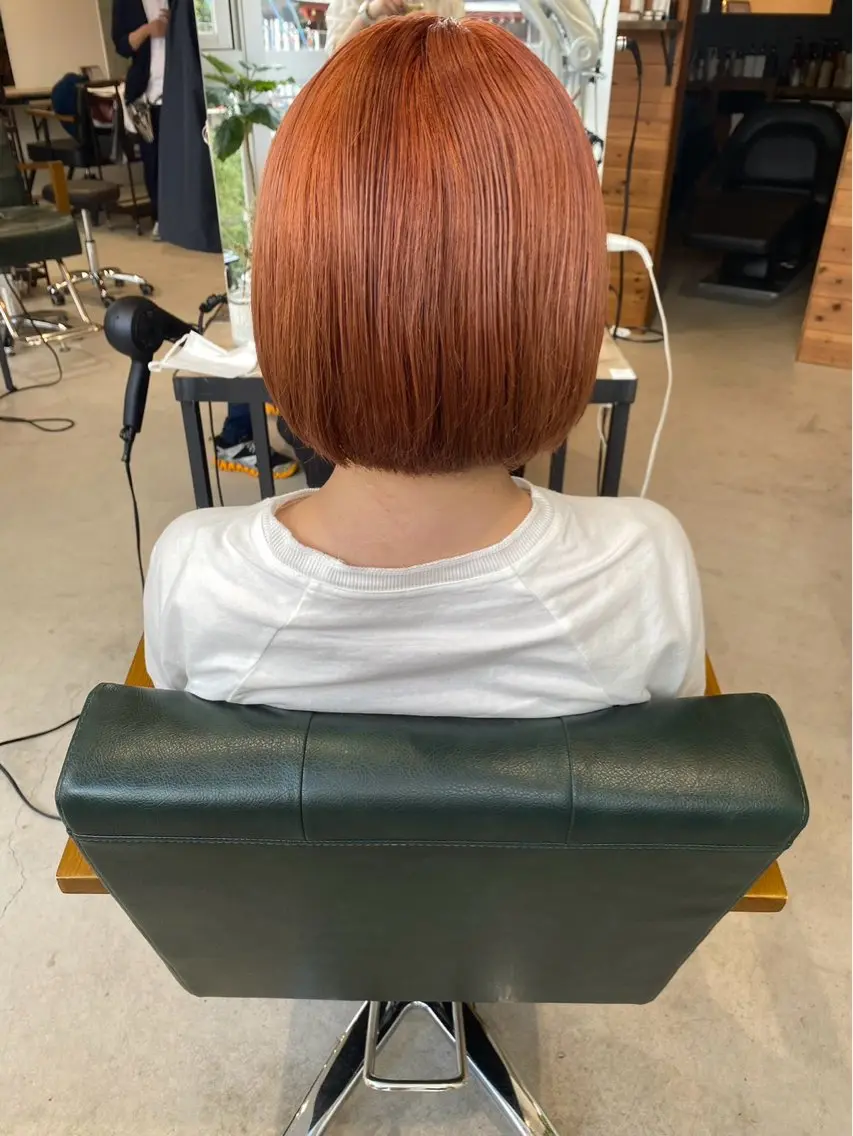 ショート カラー ヘアカラー トリートメント ダブルカラーが得意 髙木千惺/大須のヘアスタイル