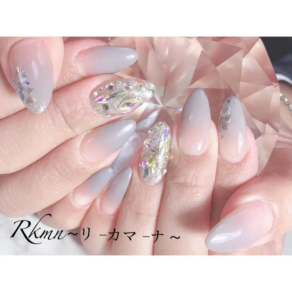ネイル アートネイル フレンチネイル ジェルネイル グラデーション シンプルネイル ハンドネイル フットネイル ハンドケア Rkmn ~リ-カマ-ナ~のネイルデザイン