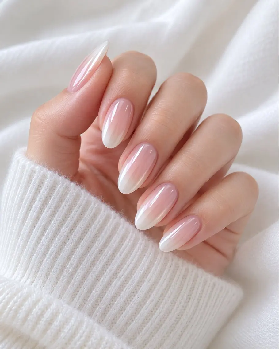 ネイル ジェルネイル グラデーション 韓国ネイル パラジェル ピンク NailSalon✨ Écrinエクランのネイルデザイン
