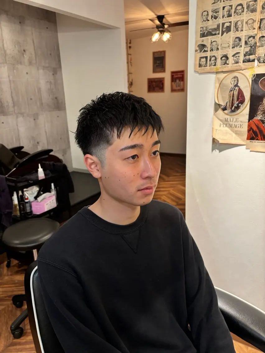 ショート メンズ 城戸 芹香のヘアスタイル