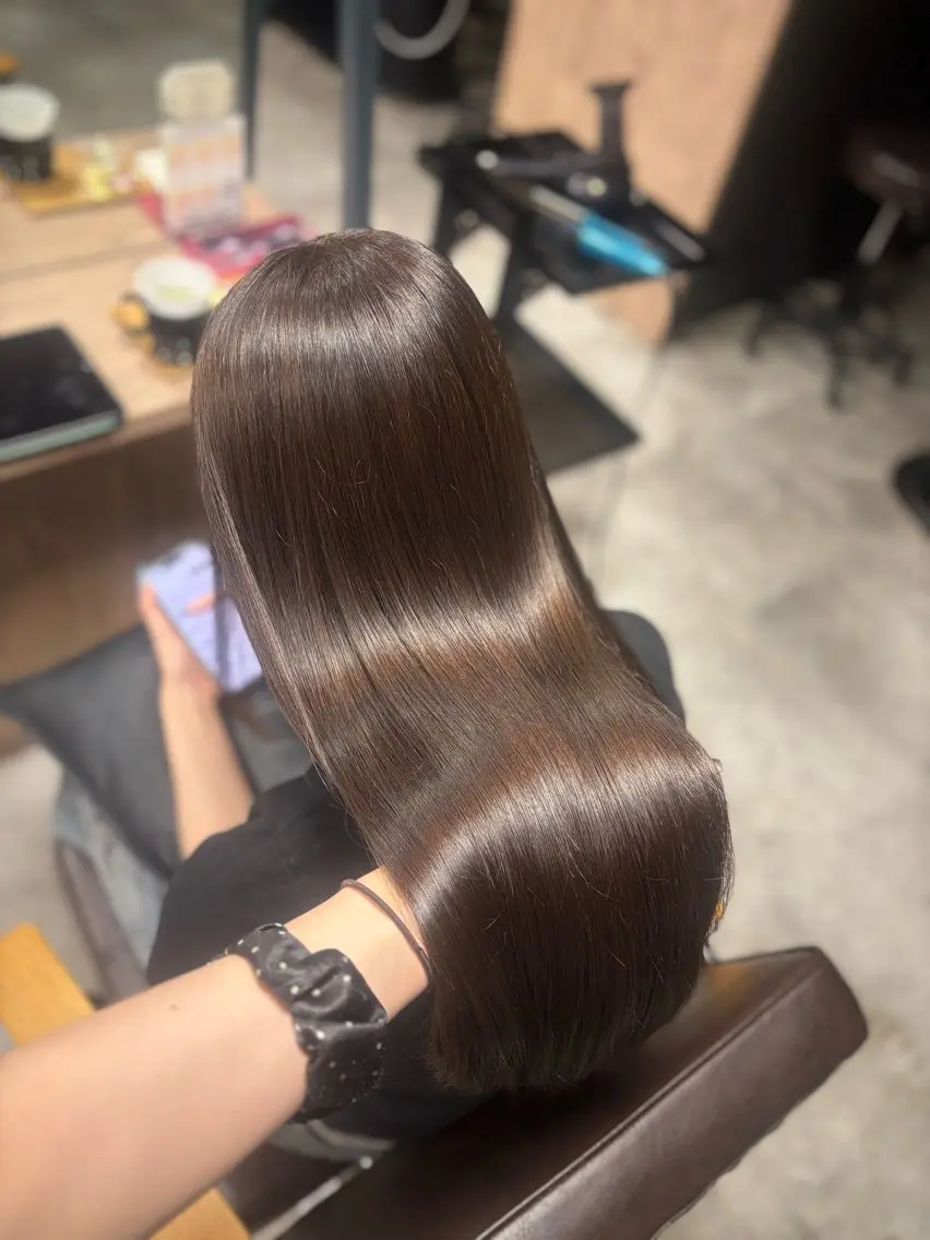 ロング カット ヘアカラー トリートメント きょうか🩶 /艶髪/髪質改善のヘアスタイル