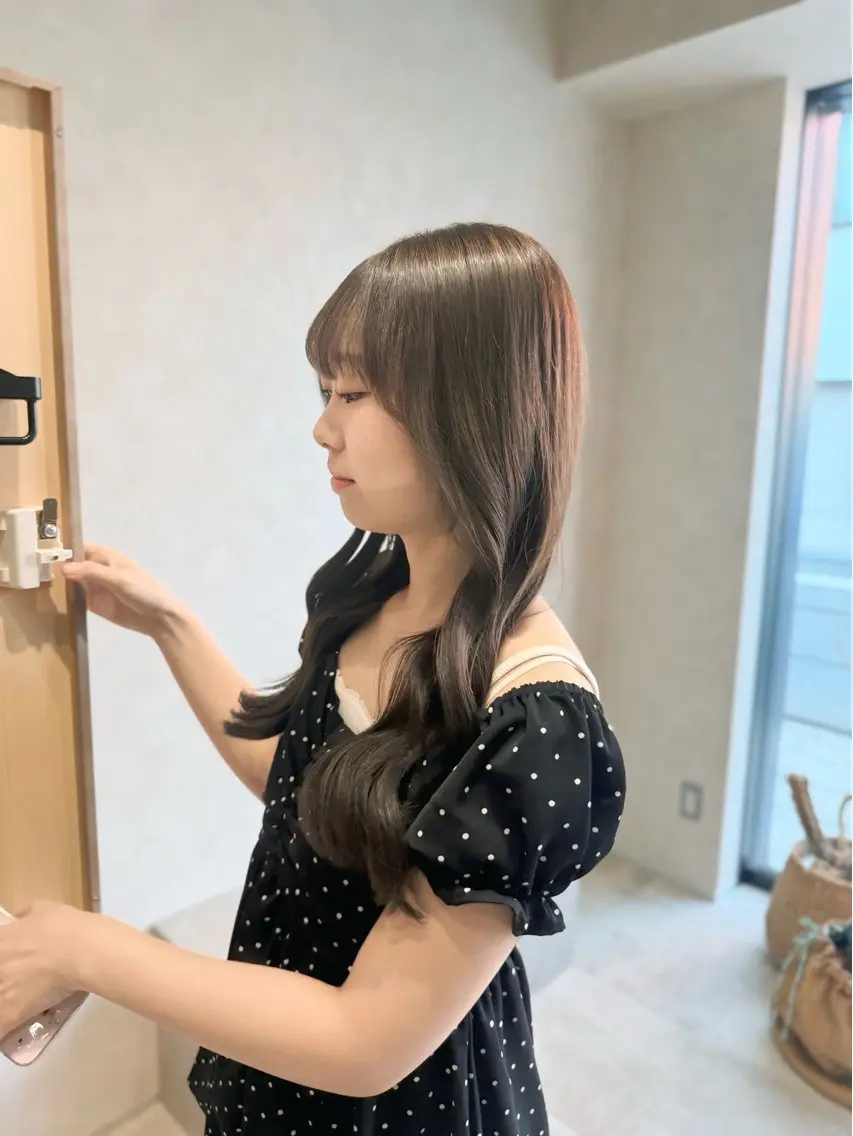 セミロング カラー ヘアカラー ECLAT 浦谷アキコのヘアスタイル