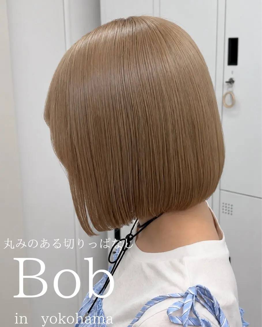 切りっぱなしボブカット＋ワンカラー🫧の写真