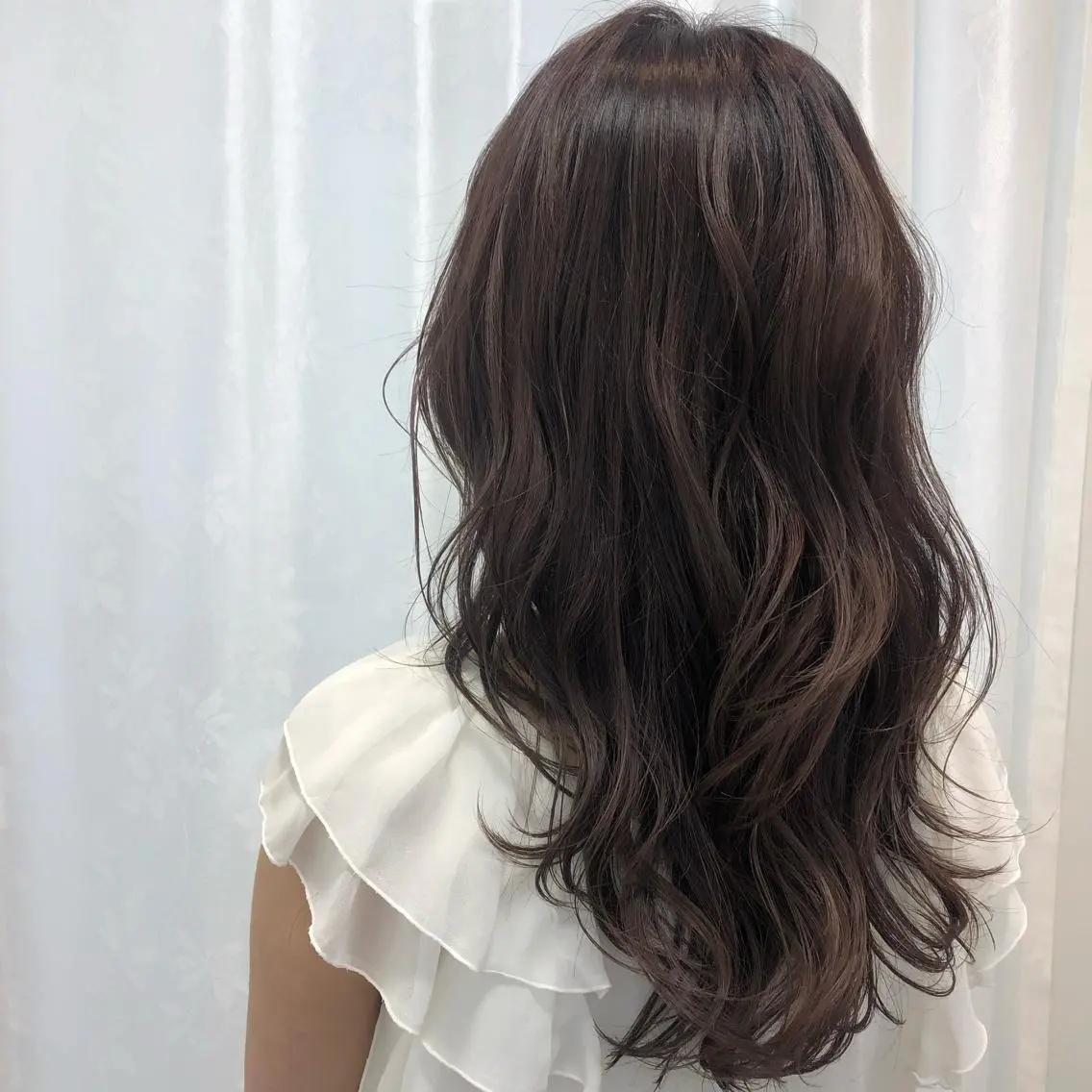 ロング カラー ベージュカラー イルミナカラー ピンクカラー ピンクベージュ 心斎橋/ヘアセット MASAKIのヘアスタイル