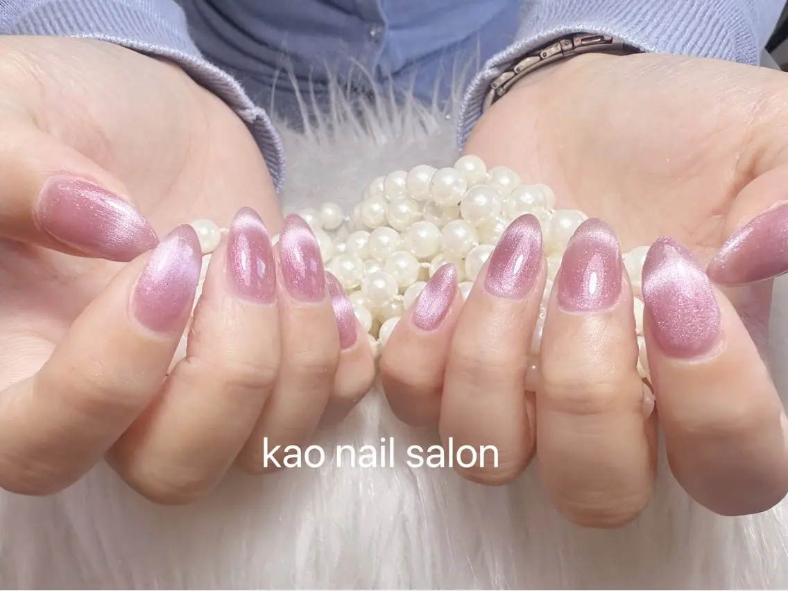 ネイル ハンドネイル kao nail マグネット/長さだしのネイルデザイン