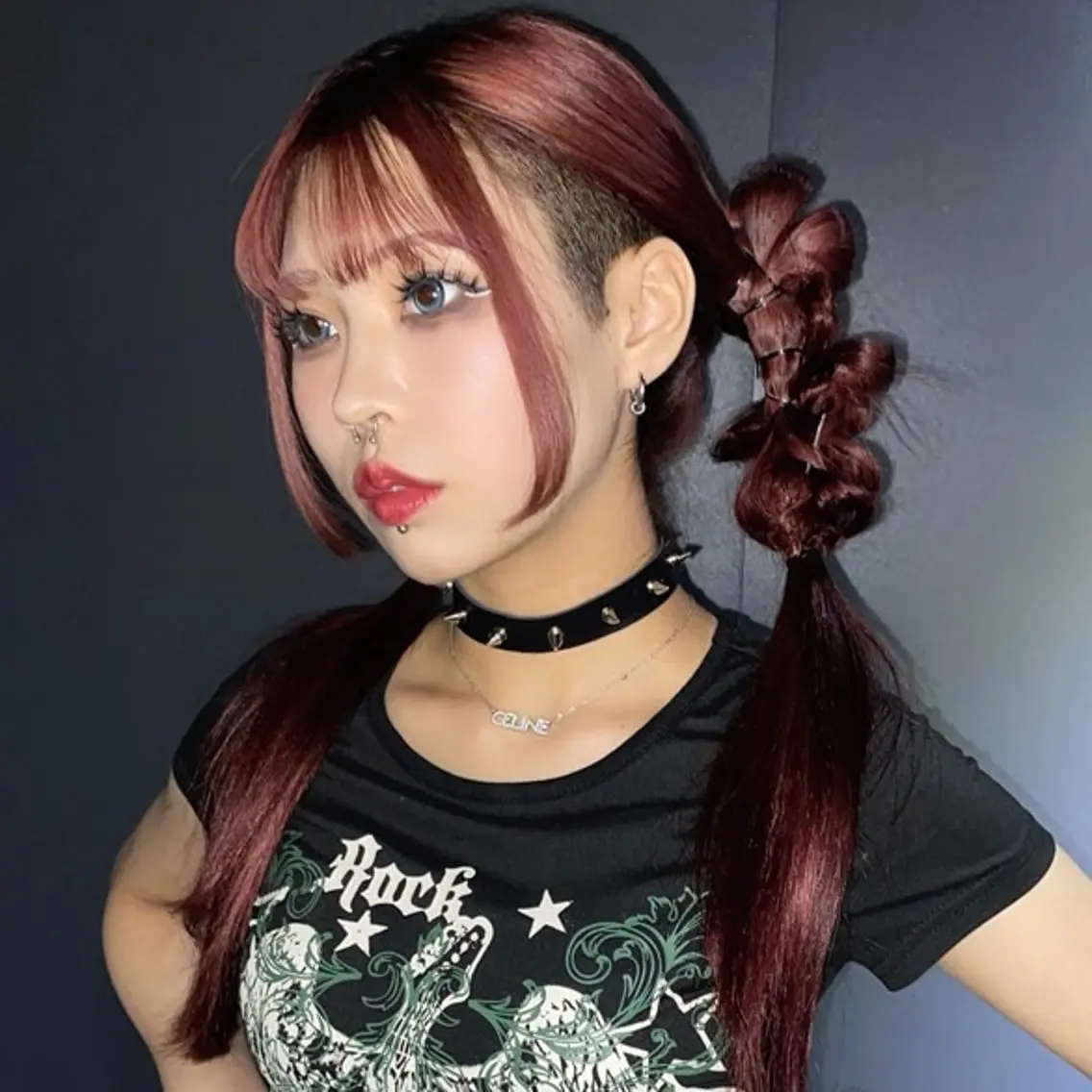 ロング ヘアアレンジ ★デザインカラー ハイトーン ももか★のヘアスタイル