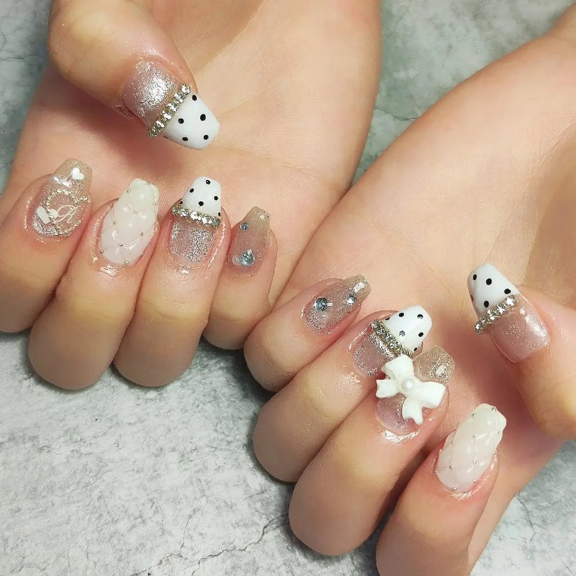 ネイル 持ち込み ハンドネイル 個人サロン saltnailのネイルデザイン