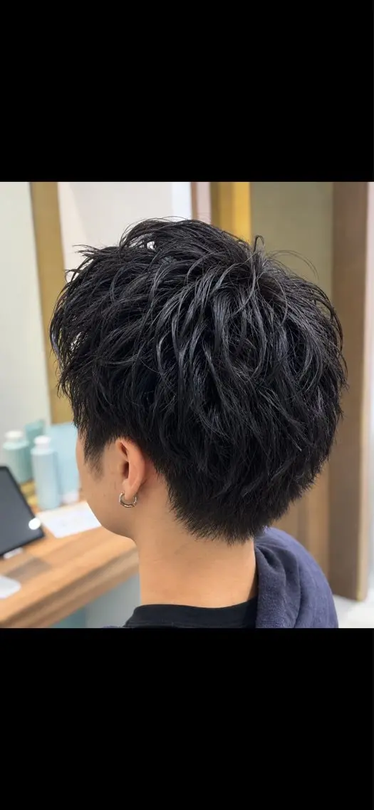 ショート メンズ 刈り上げ ショートヘア カット ⭐️美髪カラー/永木 空のヘアスタイル