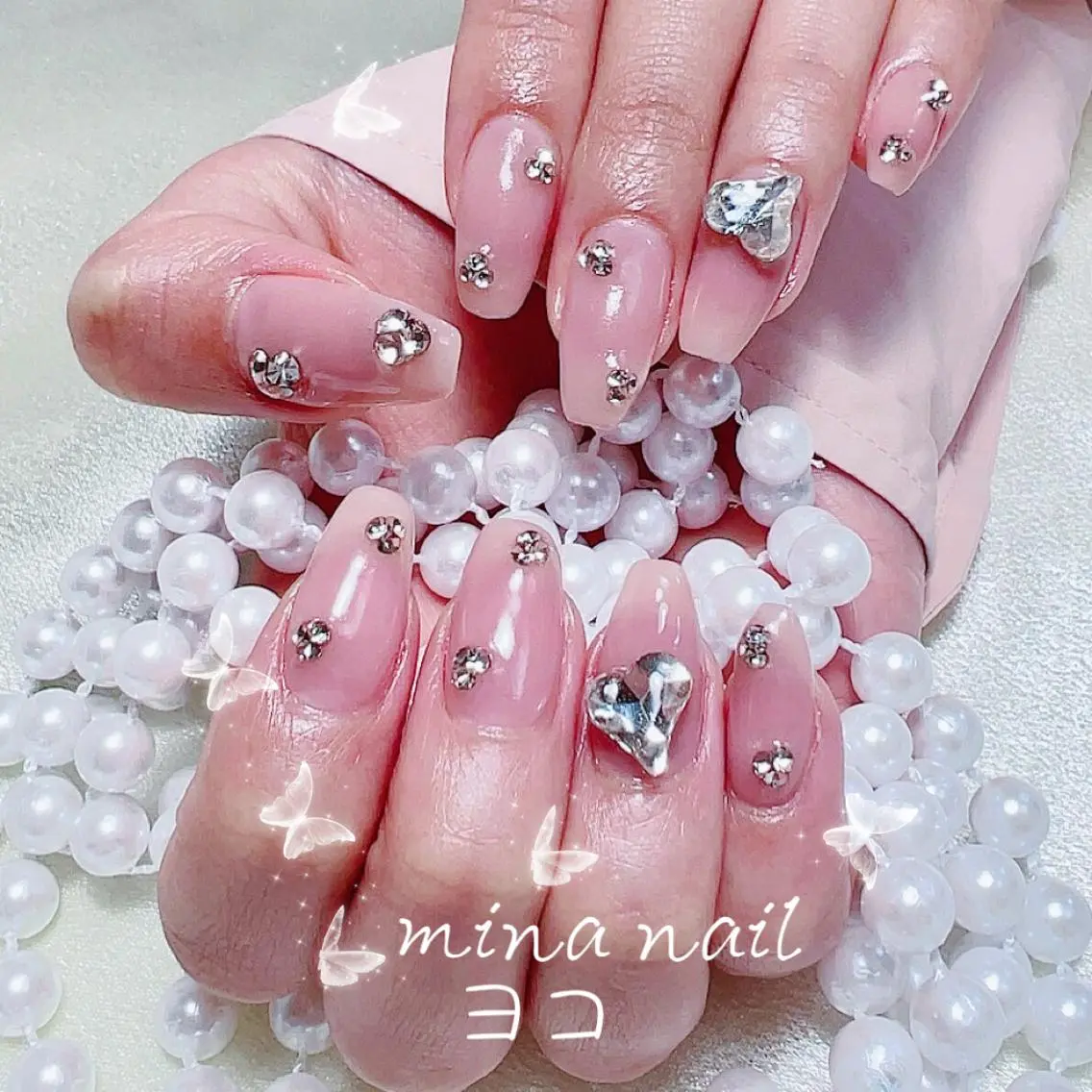ネイル ハンドネイル 🎀まゆ 🪽🐾のネイルデザイン