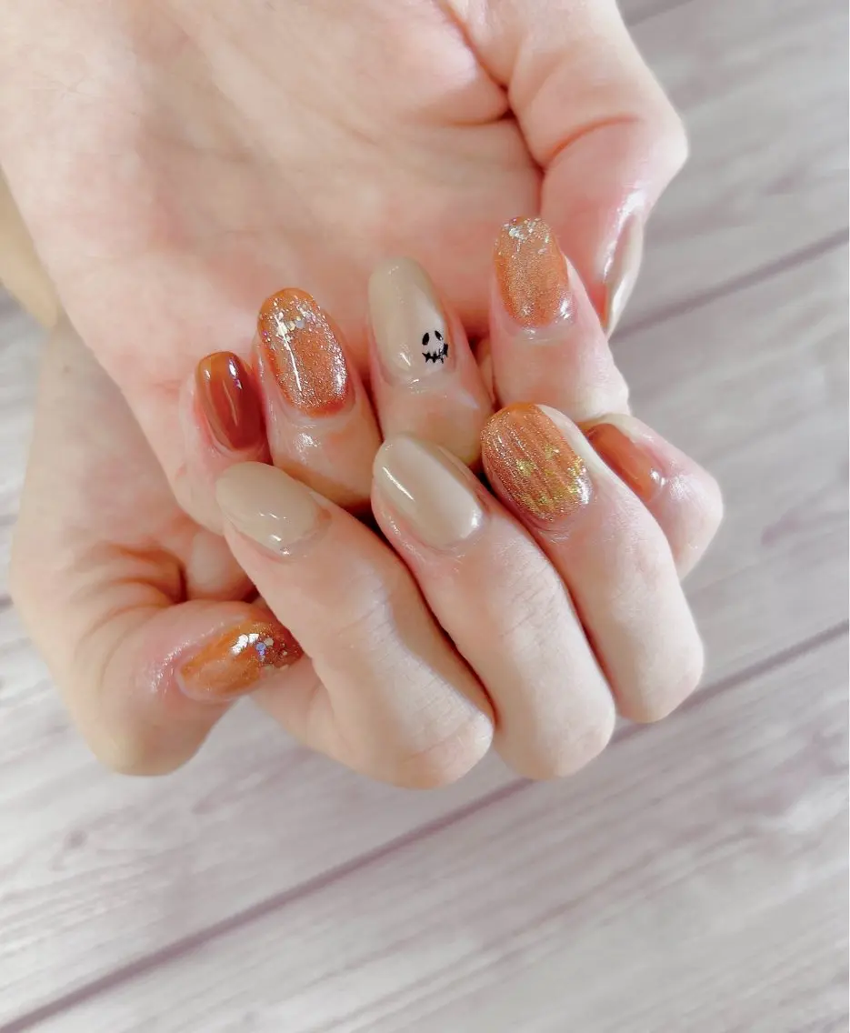 ネイル ハロウィン MYu Beauty Salon YURIのネイルデザイン