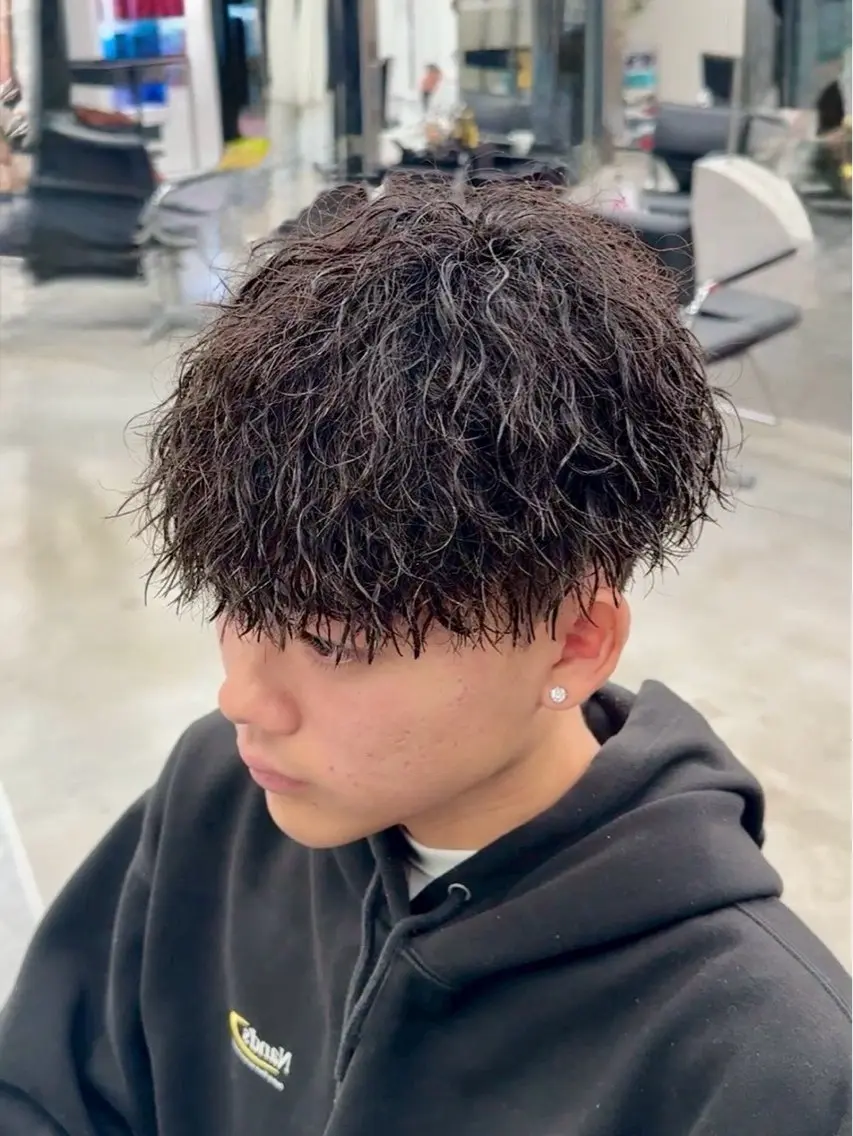【メンズ定番】カット＋ツイストスパイラルパーマの写真