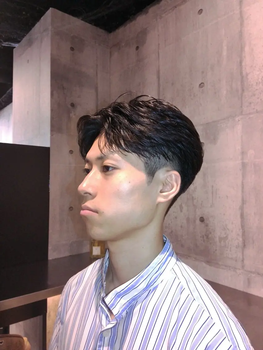 メンズ カット 窪田 力也のヘアスタイル