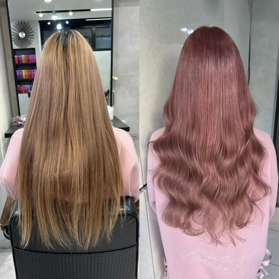 ロング カラー ヘアアレンジ シールエクステ アッシュ バレイヤージュ ベージュカラー ブリーチ ar+ ❤︎ maiのヘアスタイル