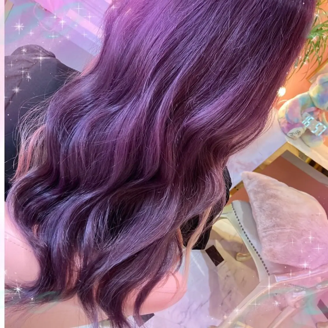 ロング カラー ビューティサロン ミルクのヘアスタイル
