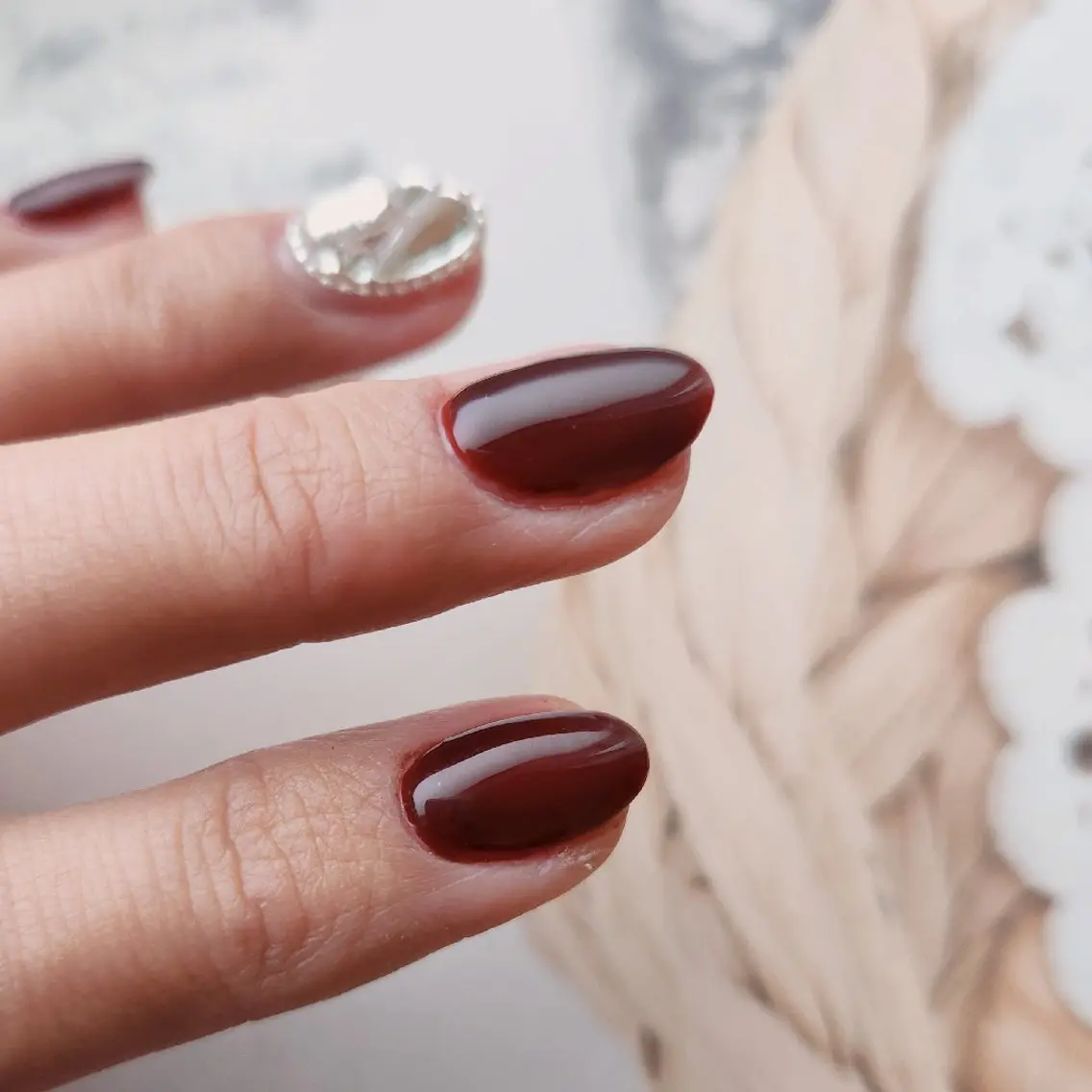 ネイル ボルドー K3nail   maiのネイルデザイン