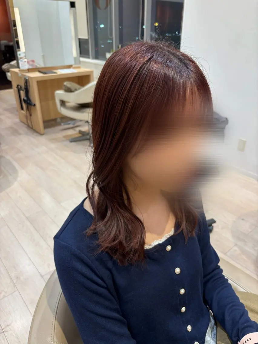 ロング 徳田 七海のヘアスタイル