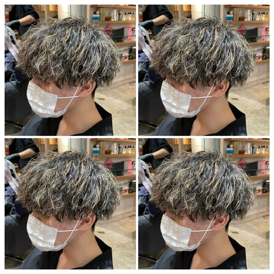ミディアム パーマ メンズ 🟣メンズパーマ 川端 永遠🟣のヘアスタイル