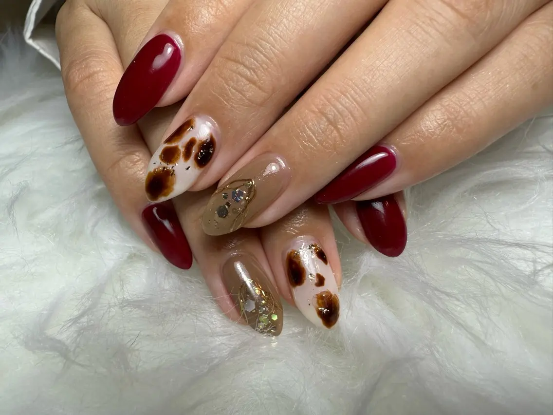 セミロング shandy nailのネイルデザイン