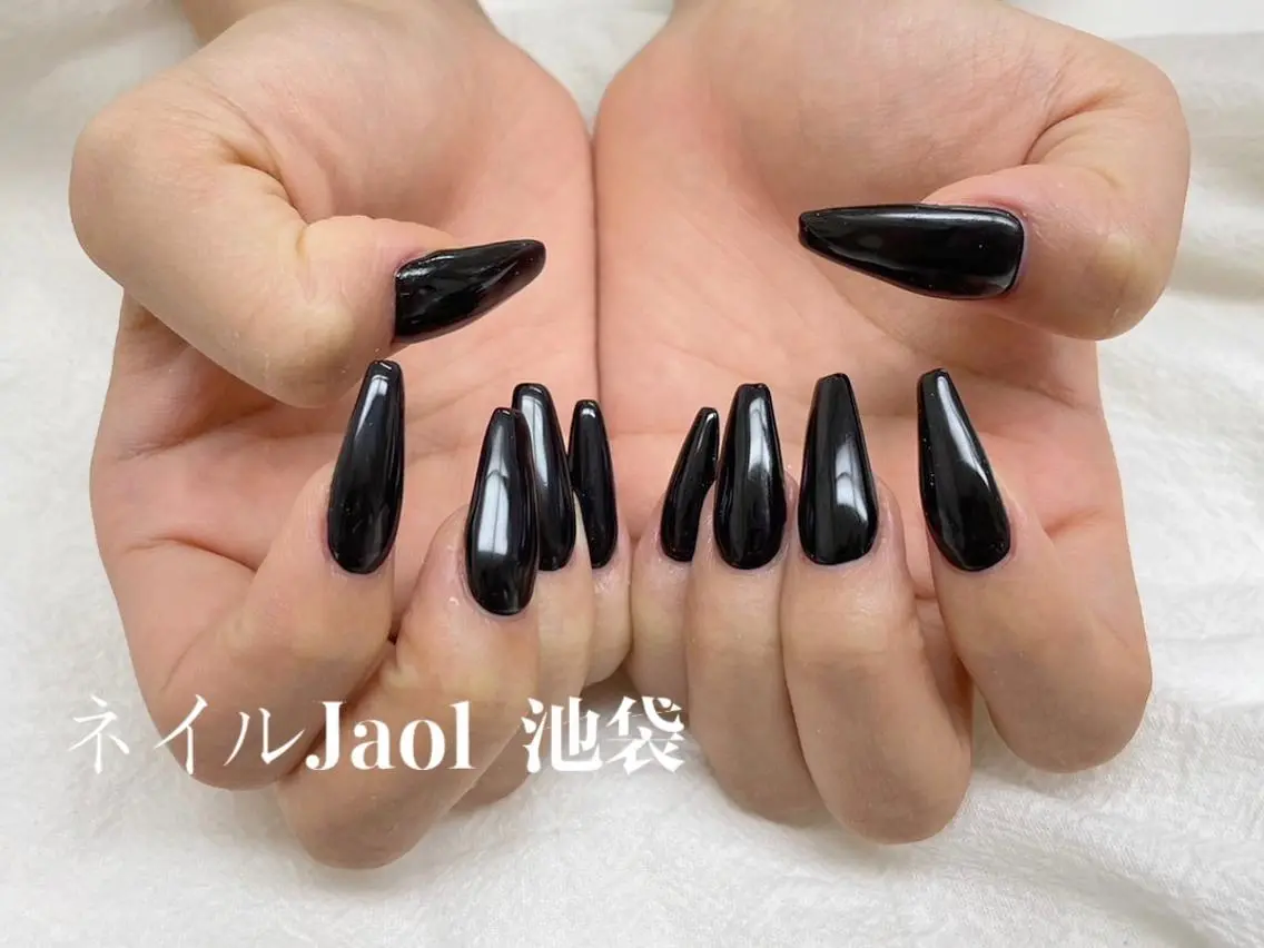 ロング ネイルJaol 池袋のネイルデザイン