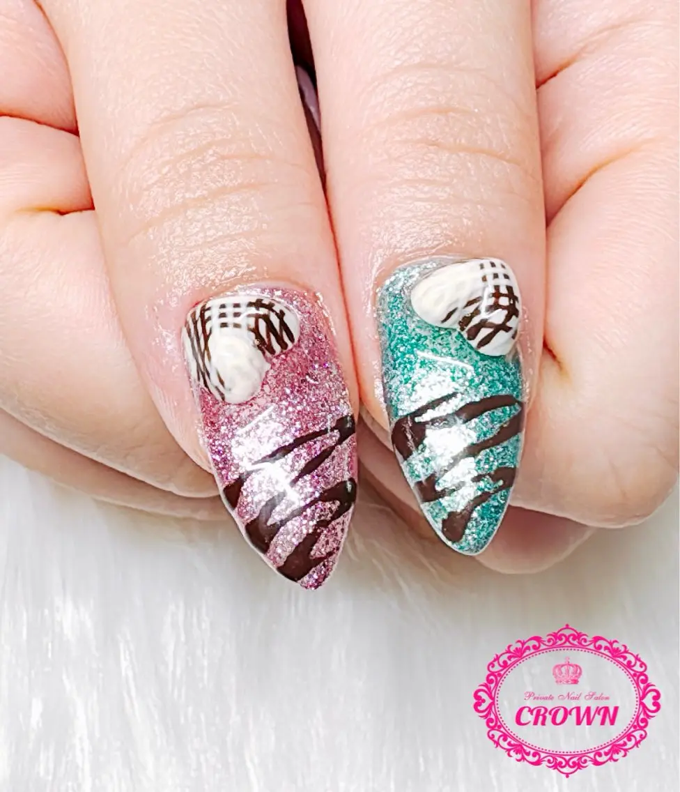 ネイル CROWN プライベートサロンのネイルデザイン