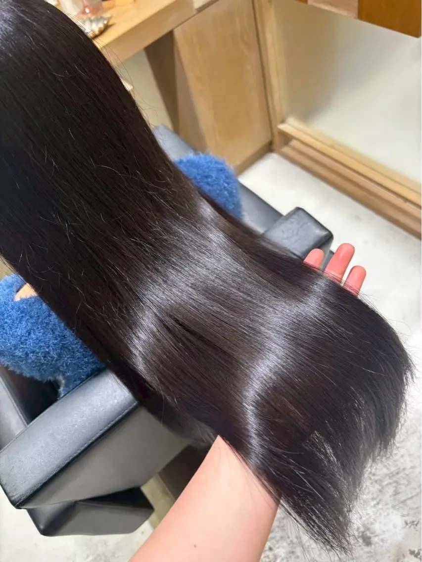 ロング ヘアカラー トリートメント ヘッドスパ 🎀ゆづき🌟 透明感/アレンジ💝のヘアスタイル