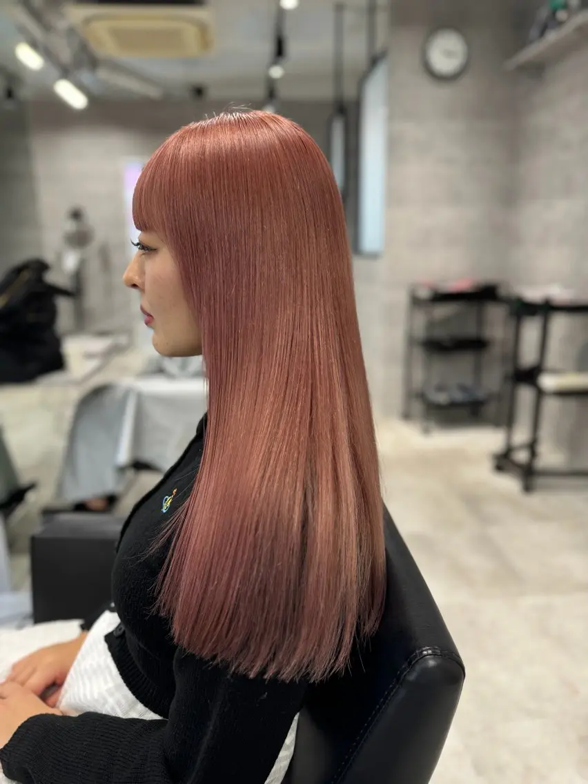 ロング ヘアカラー MAHIRO 渋谷のヘアスタイル