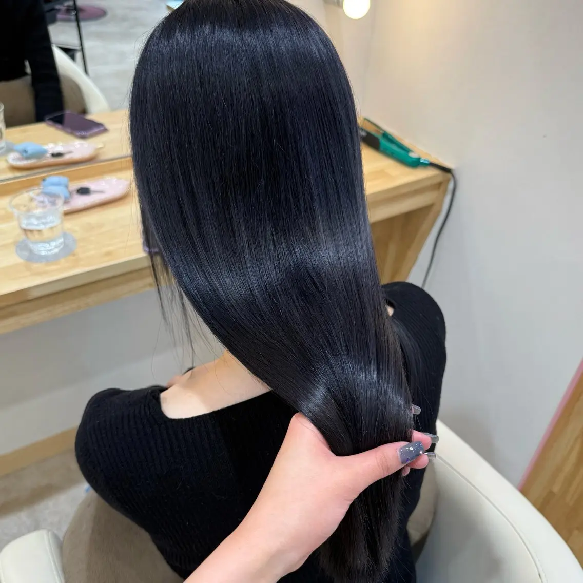 ロング カラー ヘアカラー トリートメント 柔らかいbeige ¦韓国¦🩰マユ🩰のヘアスタイル