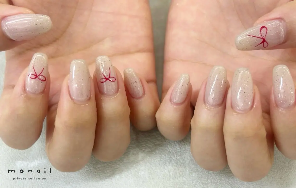 ネイル アートネイル 持ち込み ハンドネイル nail salon monailのネイルデザイン
