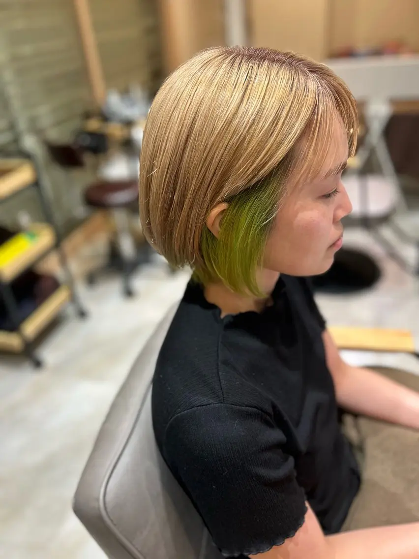 カラー ヘアカラー 池田 千加のヘアスタイル