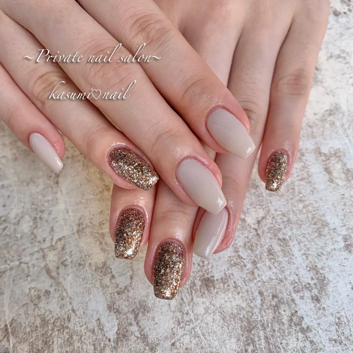 ネイル ラメ(グリッター) マグネットネイル ミラーネイル ニュアンスネイル 冬ネイル KASUMI♡ Nailのネイルデザイン