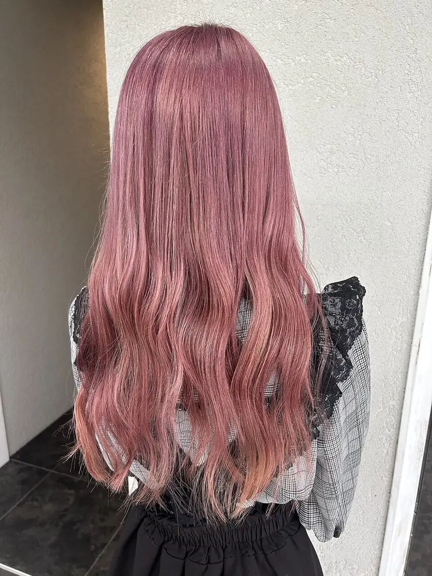 ロング カラー ヘアカラー トリートメント 💗モテガーリー💗 rumi♡のヘアスタイル