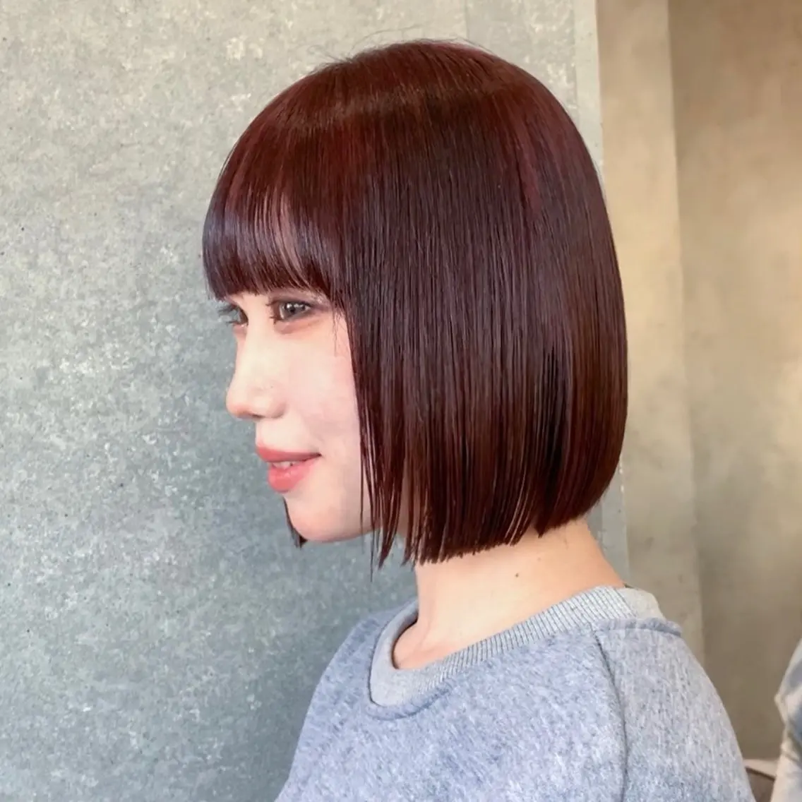 ショート 切りっぱなしボブ 前下がりボブ ショートボブ ボブ 顔周りカット 伊 杏のヘアスタイル
