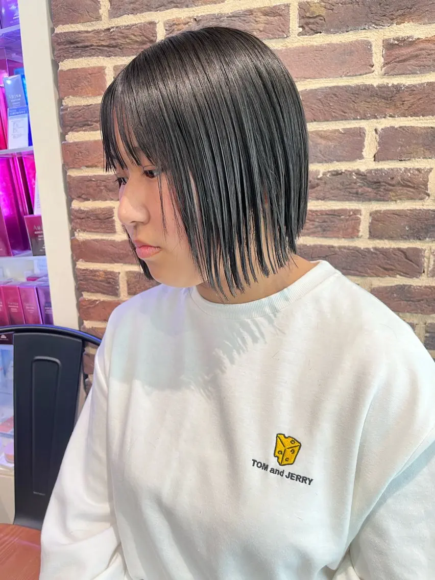 ミディアム 韓国×ワンホン 🩶🎀honokaのヘアスタイル