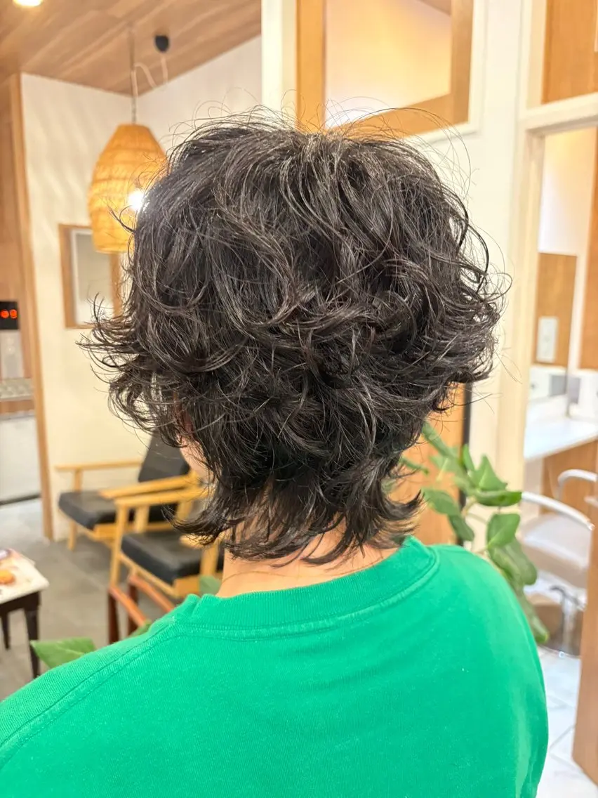 ショート パーマ ショートヘア :)) Konoha⋆。˚✩のヘアスタイル