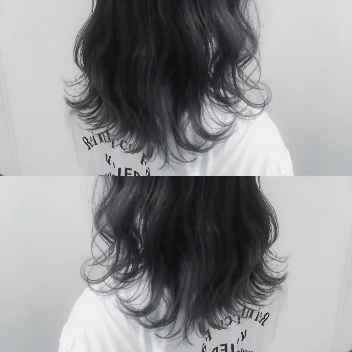 ロング カラー ヘアアレンジ グレージュ ハイライトカラー シルバー シルバーグレージュ ハイライト 美容室sand 横浜のヘアスタイル