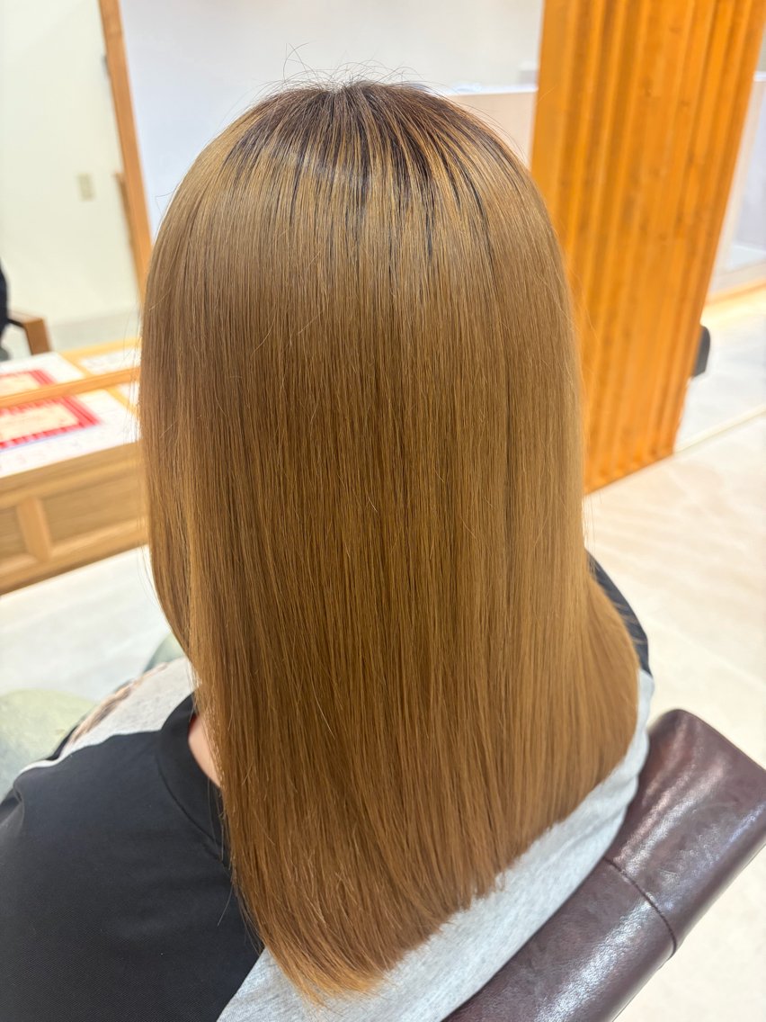 ミディアム トリートメント トリートメント Nazuna /髪質改善/透明感のヘアスタイル